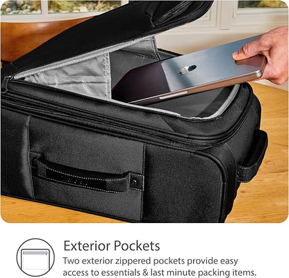 Travelpro Tourlite Softside 29-Inch, Large Checked Expandable Luggage with 4 Spinner Wheels, Lightweight Suitcase, Black