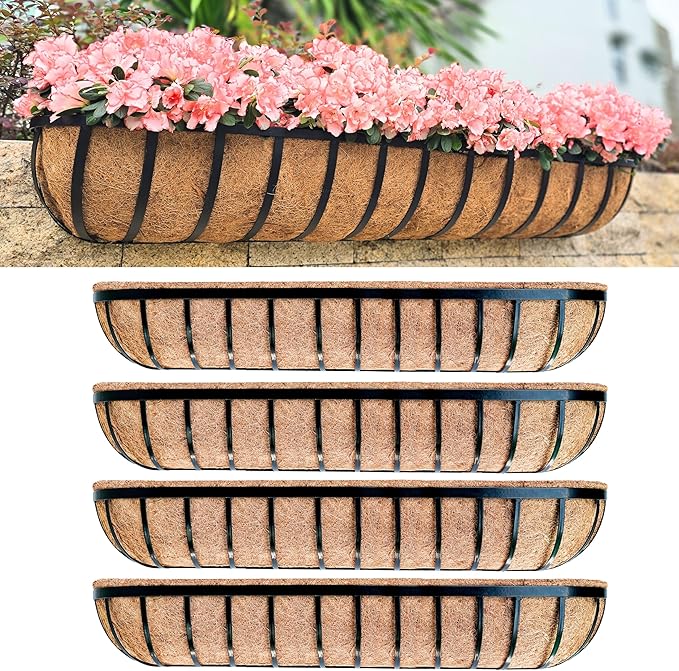 LaLaGreen Wall Hanging Planters Long Window Flower Box Planter